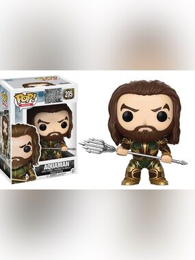 BNIB Funko POP! DC Justice League Aquaman #205